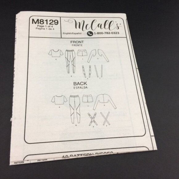 McCalls Pattern M8129 Misses Comic Book Villian Costumes Uncut 14 16 18 20 22 - Picture 6 of 9